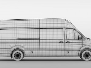wv crafter van l4h3 2017 3D-Modell