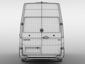 wv crafter van l4h3 2017 3D-Modell