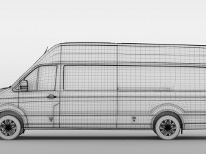 wv crafter van l4h3 2017 3D-Modell