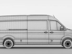 wv crafter van l3h2 2017 3D Model