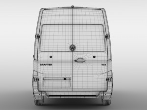 wv crafter van l3h2 2017 Modelo 3D