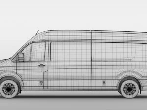 wv crafter van l3h2 2017 3D Model