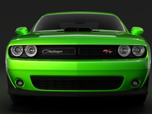 dodge challenger 392 hemi scat pack shaker widebody 2017 3D Модель