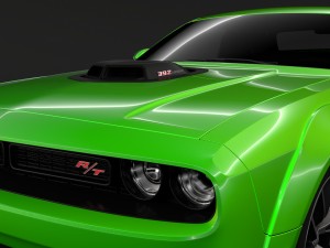 dodge challenger 392 hemi scat pack shaker widebody 2017 Modello 3D