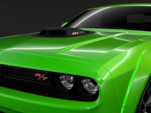 dodge challenger 392 hemi scat pack shaker widebody 2017 3D Model