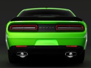 dodge challenger 392 hemi scat pack shaker widebody 2017 3D Model
