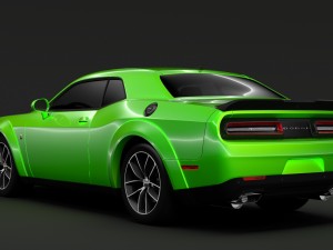 dodge challenger 392 hemi scat pack shaker widebody 2017 Modello 3D