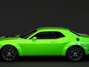 dodge challenger 392 hemi scat pack shaker widebody 2017 Modello 3D