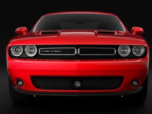 dodge challenger gt awd 2017 3D 모델
