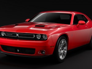 dodge challenger gt awd 2017 Model 3D