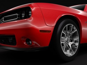 dodge challenger gt awd 2017 Model 3D