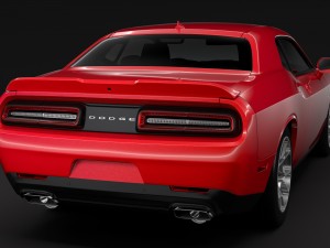 dodge challenger gt awd 2017 Model 3D