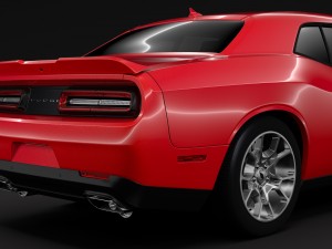dodge challenger gt awd 2017 Model 3D