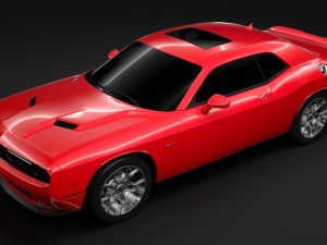 dodge challenger gt awd 2017 Model 3D