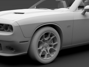 dodge challenger gt awd 2017 Model 3D