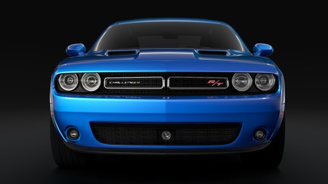dodge challenger rt classic widebody 2017 3D 模型 .c4d .max .obj .3ds .fbx .stl .blend 