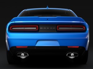 dodge challenger rt classic widebody 2017 3D 模型