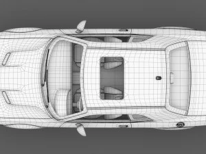 dodge challenger rt classic widebody 2017 3D Model