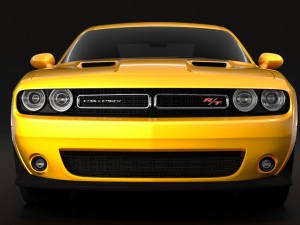 dodge challenger rt scat pack widebody 2017 3D Model