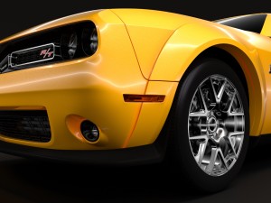 dodge challenger rt scat pack widebody 2017 Model 3D