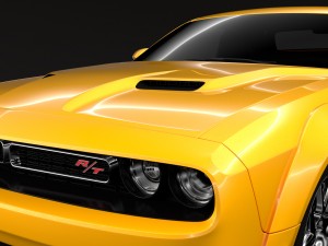 dodge challenger rt scat pack widebody 2017 Model 3D