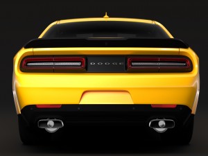 dodge challenger rt scat pack widebody 2017 Model 3D