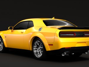 dodge challenger rt scat pack widebody 2017 Model 3D
