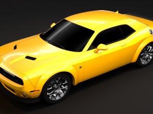 dodge challenger rt scat pack widebody 2017 Model 3D