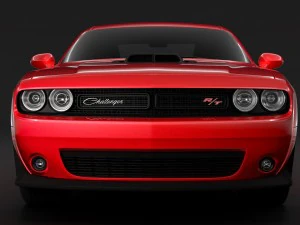 dodge challenger rt shaker широкофюзеляжний 2017 р 3D Модель