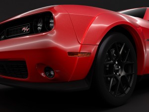 dodge challenger rt shaker widebody 2017 Modèle 3D