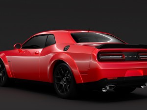 dodge challenger rt shaker widebody 2017 Modèle 3D