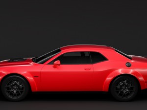 dodge challenger rt shaker widebody 2017 Modèle 3D