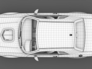dodge challenger rt shaker widebody 2017 Modèle 3D