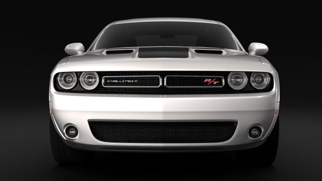 dodge challenger rt widebody 2017 Modelo 3D .c4d .max .obj .3ds .fbx .stl .blend 