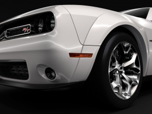 dodge challenger rt widebody 2017 Modelo 3D