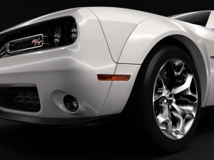 dodge challenger rt widebody 2017 3D Model