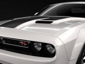 dodge challenger rt widebody 2017 Modelo 3D