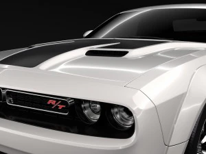 dodge challenger rt widebody 2017 3D Model