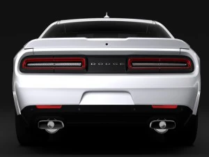 dodge challenger rt widebody 2017 3D Model