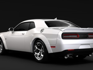 dodge challenger rt widebody 2017 Modelo 3D