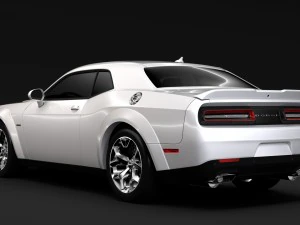 dodge challenger rt widebody 2017 3D Model
