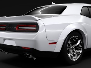 dodge challenger rt widebody 2017 Modelo 3D