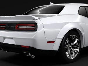 dodge challenger rt widebody 2017 3D Model