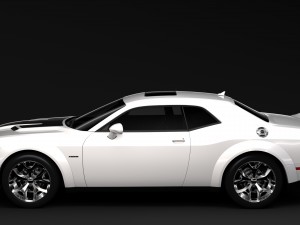 dodge challenger rt widebody 2017 Modelo 3D