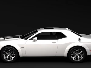 dodge challenger rt widebody 2017 3D Model