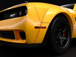 dodge challenger srt demon prototype 2018 3D 模型