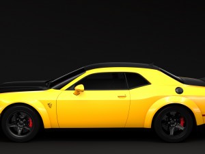 dodge challenger srt demon prototype 2018 3D 模型