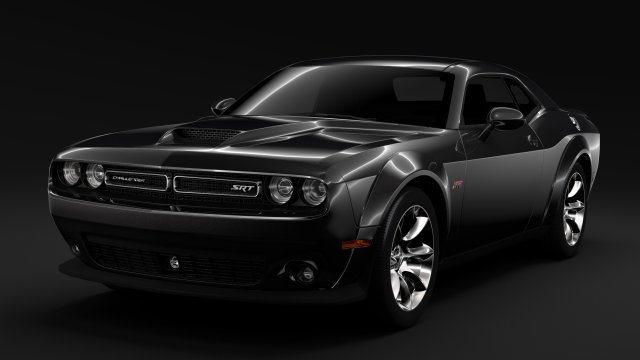 dodge challenger srt widebody 2017 3D मॉडल .c4d .max .obj .3ds .fbx .stl .blend 