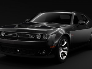 dodge challenger srt widebody 2017 3D Model