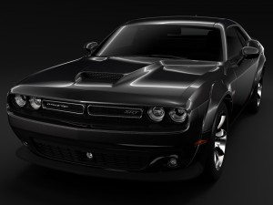 dodge challenger srt widebody 2017 3D मॉडल